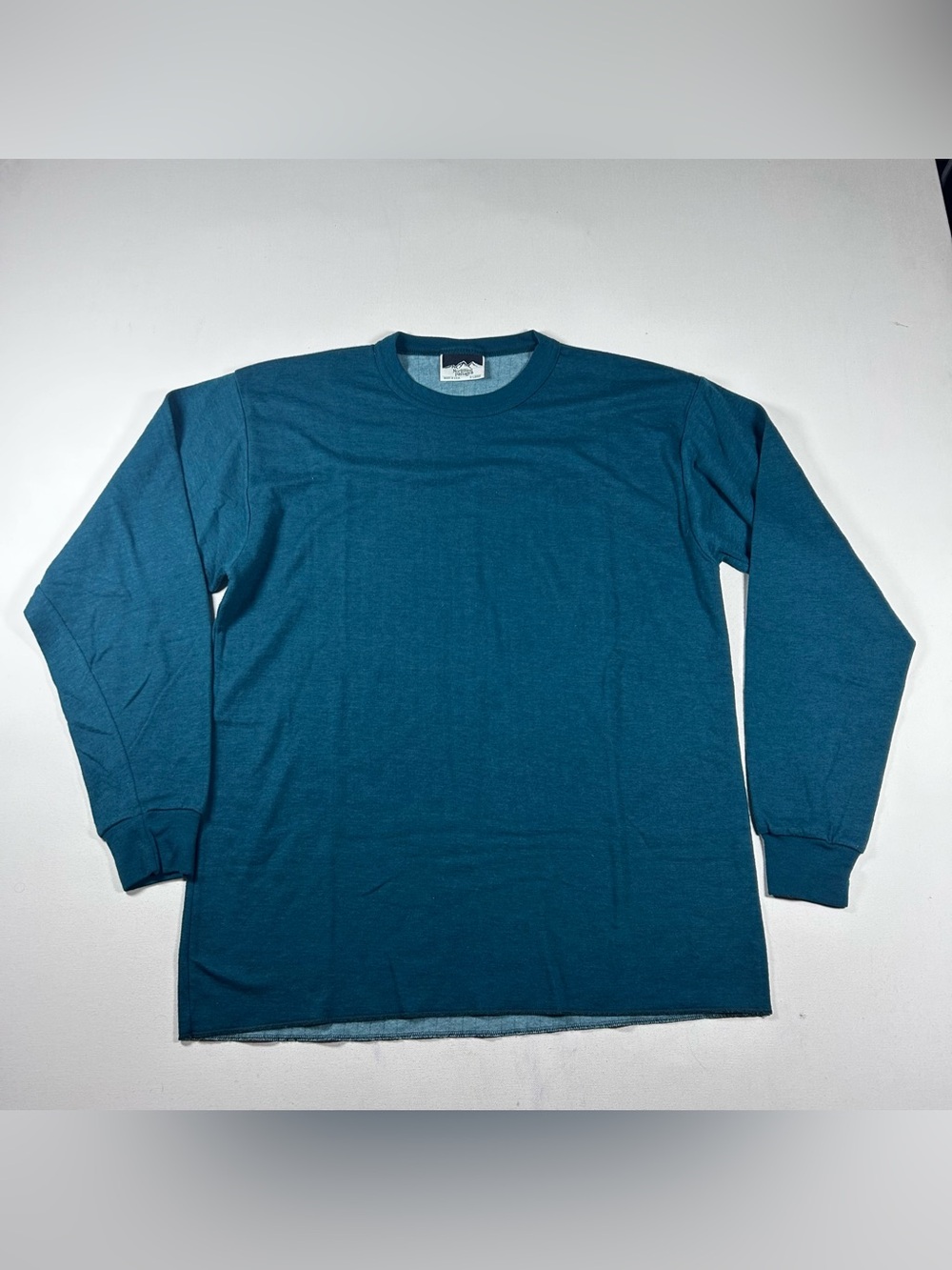 NEW VTG 90s Northwest Passage Wool Blend Shirt Mens XL Teal Long Sleeve Made USA